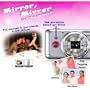 MIRROR ON THE CAMERA,FOR GREAT GROUP SHOTS WITH YOU IN THE PICTURE, EVEN WORKS FOR CELL PHONES.