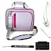 Professional Executive Deluxe Business Office Nylon Travel Messenger Case with Adjustable Shoulder Strap // For ASUS Transformer Pad Infinity Tablet & Transformer Pad 300 Series & Eee Pad Transformer Prime + Includes a WHITE Crystal Clear High Quality HD Noise Filter Ear buds ( 3.5mm Jack ) + Includes a Slim Travel Wireless Bluetooth Keyboard + Includes a Professor Pen 3 in 1 Red Laser Pointer / LED White Light / Stylus / White Pen + Includes an eBigValue TM Determination Hand Strap