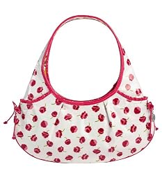 Vera Bradley Frill Collection - Tied Together Hobo Bag - Make Me Blush
