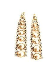 Martine Wester Jewelry "Bridal" Crystal Drop Earrings