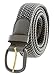 Luxury Divas Gray Braided Elastic Stretch Belt Size XX-Large