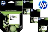 Genuine HP 920 XL 4 Color Combo Pack Inkjets (Black, Cyan, Magenta, Yellow)