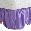 Fancy Nancy RSVP Bedskirt - Purple