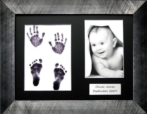inkless baby hand and footprint kit with frame