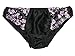 100% Natural Silk Women's Low Rise Panties with Lace[USXL,Black]