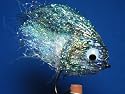 NEW FLIES Pearlescent Nuclee-r Cloned Baitfish - Purple & Light Blue UVA