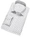 Apparel : Van Heusen Men's Long Sleeve Pinpoint Fancy White Ground Stripe Shirt