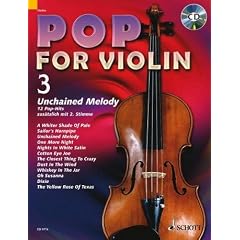 Pop for Violin Band 3 (+CD) mit Bleistift -- 12 beliebte Pop-Hits u.a. von CAT STEVENS und REDNEX leicht arrangiert f�r 1-2 Violinen (Noten/sheet music)