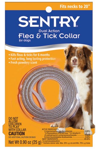 Sentry Dual Action Flea & Tick Collars for Dogs