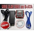 USB 3.0 IDE 2.5/3.5 SATA-Festplatte Klonen Adapter,Konverter,Adapterkabel f�r festpletten