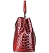 PIJUSHI Classic Women Embossed Crocodile Top Handle Handbag 6075