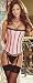 Pink / Black Scroll Brocade Reversible Corset!