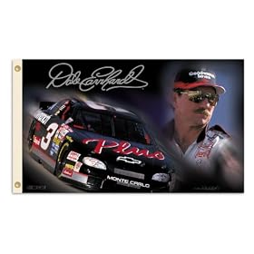 NASCAR Dale Earn #3 Photo 2-Sided 3-by-5 Foot Flag with Grommets