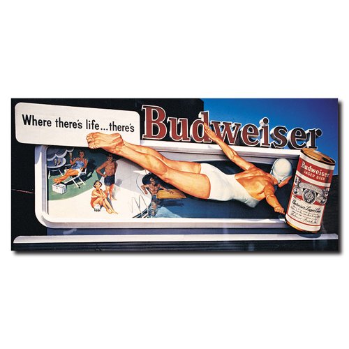 Trademark Fine Art Vintage Ad - Pool by Budweiser Canvas Wall Art, 14x30-Inch 
Trademark Fine Art Vintage Ad - Pool by Budweiser Canvas Wall Art, 14x30-Inch