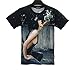 FaPlus Men's Fashion 3D Print Beauty Girl Beer Individuality Rock style T-Shirts