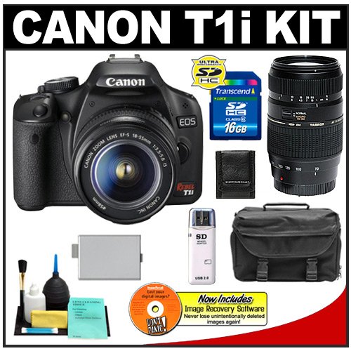 Canon 3818B002 EOS Rebel T1i 15.1MP Digital SLR Camera (Black)