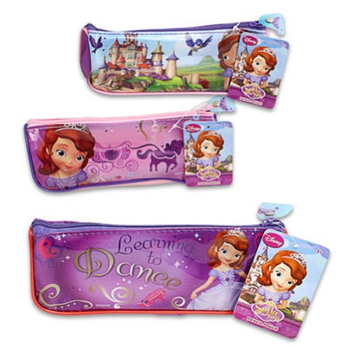 Sofia the First Pencil Pouch 3 Pack