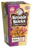 LesserEvil Cajun KaBOOM! Krinkle Sticks 2.5-Ounce Boxes (Pack of 12)