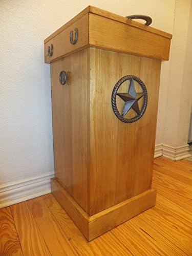 Wood Trash Can 30 Gal