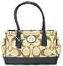 Authentic Coach Hampton Signature Medium Madeline Tote Bag 13571 Khaki/Black
