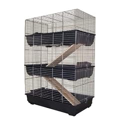 3 St�ckiger Nagerk�fig Kaninchenk�fig 100cm f�r Kaninchen oder Meeris