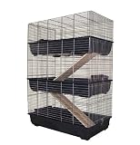 3 St�ckiger Nagerk�fig Kaninchenk�fig 100cm f�r Kaninchen oder Meeris