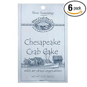 Blue Crab Bay Co. Chesapeake Crab Cake Mix, 2-Ounce Package (Pack of 6) by Blue Crab Bay Co.