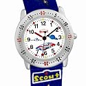 Montre Scout - 280378018 - Enfant Vaisseau spacial - Quartz Analogique - Bracelet Tissu Bleu