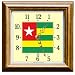 Flag Clock Togo FCT6