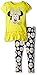 Disney Girls' Minnie Mouse Legging Set with Tulle Fashion Top