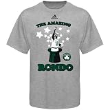 adidas Boston Celtics #9 Rajon Rondo Ash Amazing Rondo T-shirt