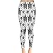 CowCow Womens Black Sea Turtles Pattern Leggings
