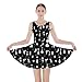 CowCow Womens Lovely Cats Pattern Skater Dress