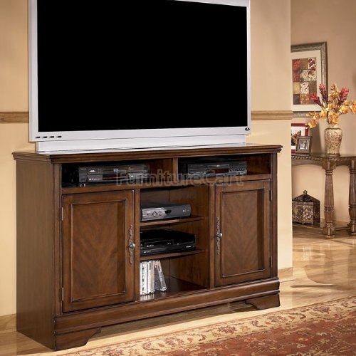 Dark Brown Tall Large TV Stand - Signature Design by Ashley Furniture