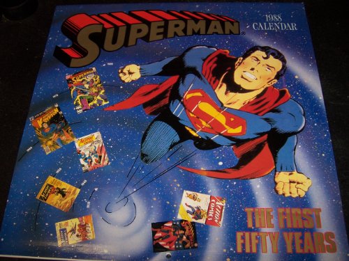  Superman 1988 Calendar The First Fifty Years