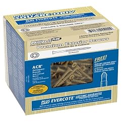 5# 9 x 3-1/2" Tan Exterior Screws