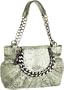 Betsey Johnson Snake Charmer Medium Tote,Green,one size