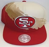 San Francisco 49ers Throwback Mitchell & Ness Paintbrush Wool Snapback Cap Hat