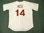 PETE ROSE Philadelphia Phillies 1980 Majestic Cooperstown Throwback Home Baseball Jersey