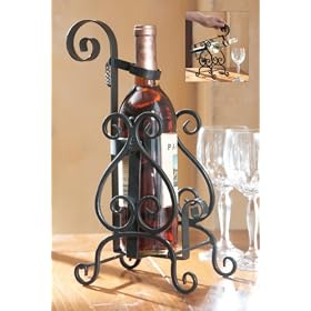 Pack of 8 Cast Iron Black Powder Coat Wine Pourers by CC Home Furnishings