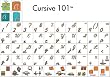 Cricut 29-0404 Cursive 101 Font Cartridge