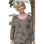 Penny Plain - Dotty Print Top