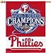 Philadelphia Phillies 2008 World Series Champions 27'' x 37'' Vertical Flag