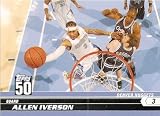 2007-08 (2008) Topps 50th Anniversary Limited Edition # 23 Allen Iverson / Denver Nuggets / NBA Basketball Trading Cards in a Protective Screw Down Display Case