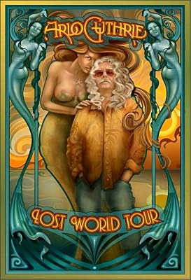 Arlo Guthrie's "Lost World Tour Poster"