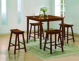 5-piece Kyoto Counter Height Table By Crown Mark Furniture