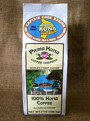 100% Kona Coffee, Captain Cook Region, Bold Roast (Ground Bean)