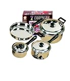 STAINLESS STEEL 7-PIECE PAN COOKWARE SET