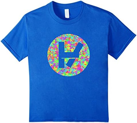 Kids twenty one 21 floral t-shirt 12 Royal Blue