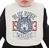Wolves ネクタイを有する有機ビブ Medium